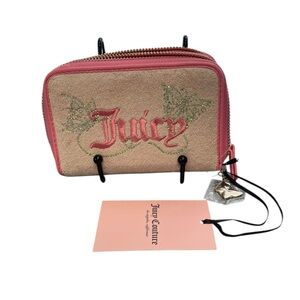 Juicy Couture Pink and Beige Wallet